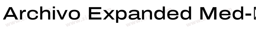Archivo Expanded Med字体转换